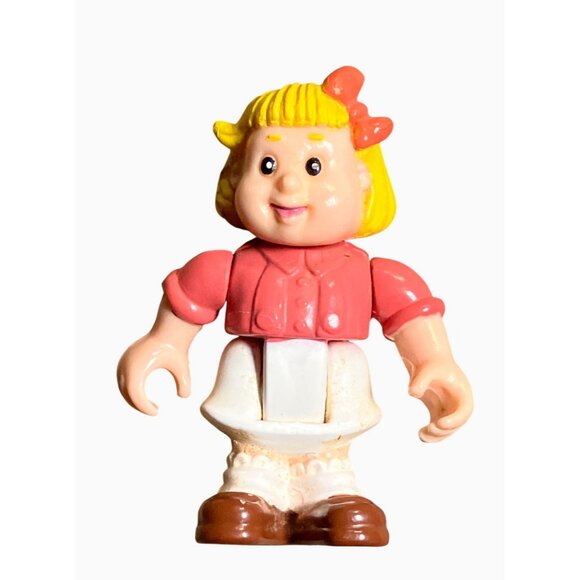 Keenway My Kindergarten Schoolgirl blonde bob mini play  Toy action figure - Picture 4 of 11